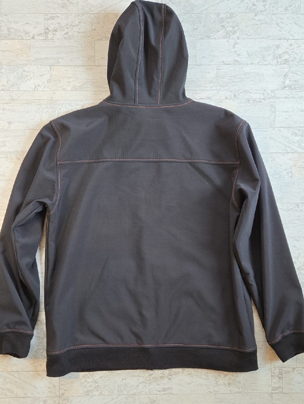 Harley Davidson Soft Shell windbreaker Jacket Racing Stripes Mens XL - Picture 7 of 8